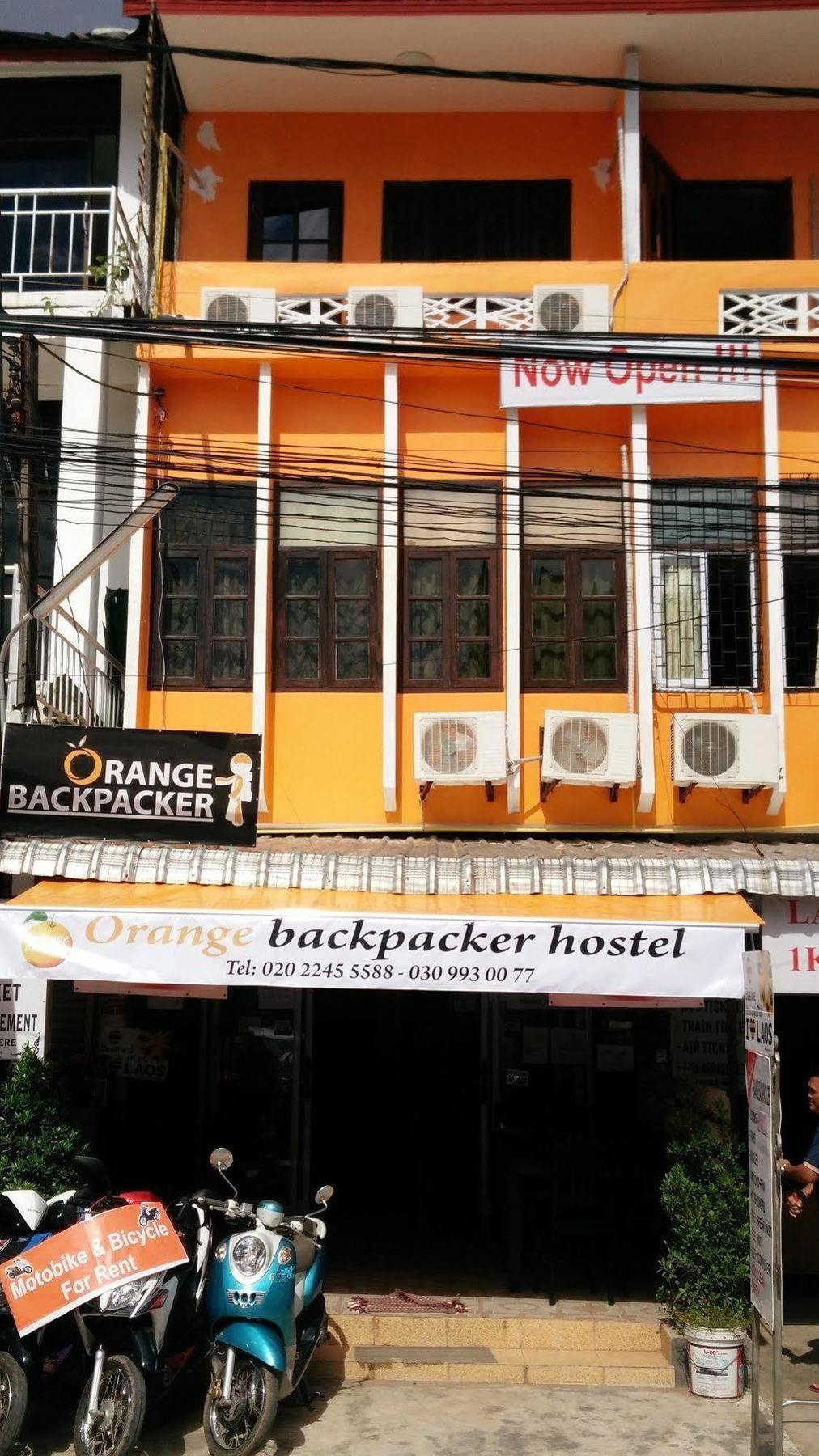 Orange Backpacker Hostel Vientiane Dış mekan fotoğraf